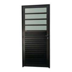Porta de Cozinha Super Vidro Boreal 210cm X 86cm Brimak Abertura Direi