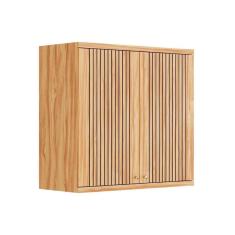 Armário De Cozinha Modulado Sauvignon 2 Portas Frisada 80cm Amendoa - Ronipa