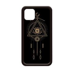 Geometria Alienígena Padrão Totem Triângulo para iPhone 12 Pro Max Capa para Apple Mini Mobile Case
