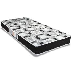 Colchão Solteiro Espuma D33 Supreme Pró Saúde Black (88x188x20) - Luckspuma
