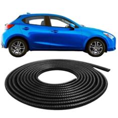 Borracha Protetora Borda Portas Carro Universal 10 M Preta - Uniflex