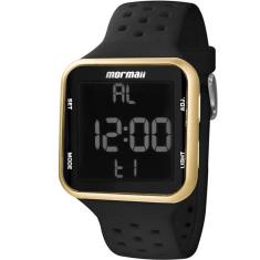 Relógio MORMAII feminino digital quadrado MO6600/8D