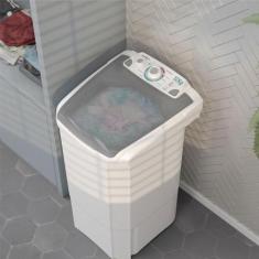 Lavadora de Roupas 12Kg BLR120 Semiautomática Britânia Branca 220V, Br