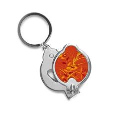 Cortador de unhas de ouro da cultura japonesa, tesoura de aço inoxidável