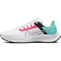 Nike T nis de corrida masculino Air Zoom Pegasus 38, Lobo branco, cinza, rosa (Hyper Pink) 102, 10.5