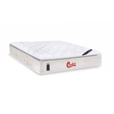 Colchão Queen Espuma Visco Gel Molas Ensacadas Vitagel Pillow (158X198X27) - Castor