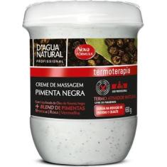 Creme de massagem pimenta negra dágua natural 650g - DAGUA NATURAL