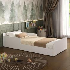 Cama Infantil Para Colchão 70 X 150cm Mp4111 Nina Multimóveis Branco