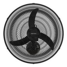 Ventilador Oscilante Parede 50cm New Preto Ventisol 127v, 110V