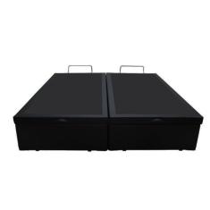 Base Box Bau Casal Bipartido Premium Santo Box Sintético 47x138x188, P