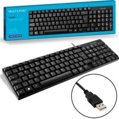 Teclado Mini Slim USB Preto bluetooth Android ios pc Teclado sem fio B