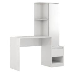 Escrivaninha Com Armário Morada Branco – Demóbile