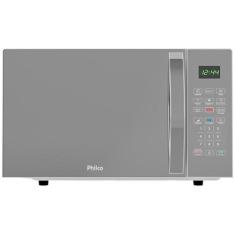 Micro-ondas Philco 33L Prata Espelhado PMO38S, Prata, 220V