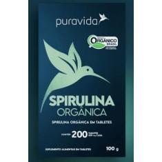 Spirulina Orgânica c/200 tab - PURAVIDA