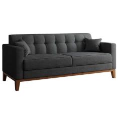 Sofá 3 Lugares Narvik Linho Grafite