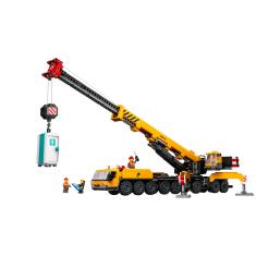 LEGO® CITY - Guindaste de construção móvel amarelo