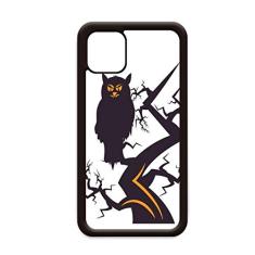 Capa de coruja olho de árvore Halloween para iPhone 12 Pro Max para Apple Mini Mobile Case Shell