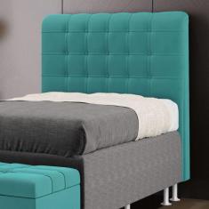 Cabeceira Estofada Para Cama Box Dama 90 Para Cama de Solteiro Sued Az