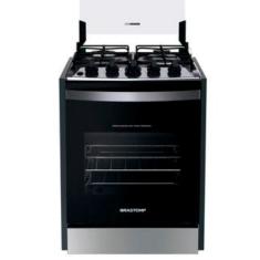 Fogão De Embutir Brastemp 4 Bocas Byo4ebr Inox Bivolt