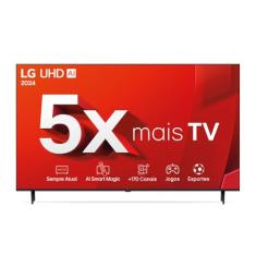 Smart TV 4K 55" LG UHD 55UT9050 Processador α5 Ger7 AI Design Super Slim Alexa/Chromecast integrado webOS 24 Controle Smart Magic