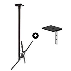 Suporte de Teto Para TV, Brasforma, Sbrp150 SBRP150, Preto10" A 55"