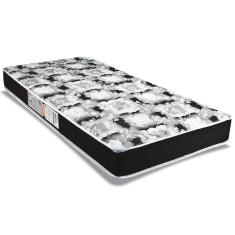 Colchão Solteiro Espuma D23 Roland Garros Pró Black (88x188x12) Luckspuma