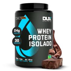 Dux Nutrition Whey Protein Isolado Dux Nutrition Sabor Chocolate, 900g