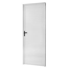 Porta De Alumínio Lambri Project Mgm 210cmx100cm Branco