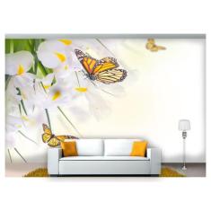 Papel De Parede Floral Flores Textura Sala 3D 3M² Xfl226 - Você Decpra