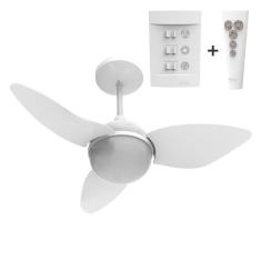 Ventilador Teto Aliseu Smart Branco Controle Remoto E Parede, 220V