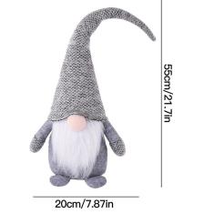 Enfeites de boneca sem rosto de natal boneca anã nórdica suprimentos de decoração de natal decoração de janela de papai noel