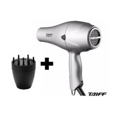 Kit Taiff - Secador Profissional Fox Ion Prata 2000W 220V + Difusor De Ar Smart