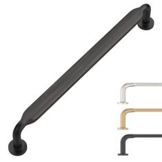 9BUILD Pacote com 10 puxadores de armário de bronze polido a óleo de 16,25 polegadas puxadores de armário ferragens de armário puxadores de cozinha para armários puxadores de armário puxadores de