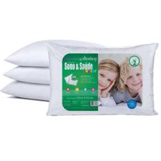 Travesseiro Infantil 180 Fios Junior Sono Saúde - Altenburg, Branco, T