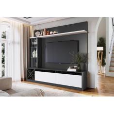 Estante Home Para TV até 60 Polegadas 1 Porta de Vidro Veneza - Quidit