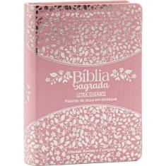 Bíblia Sagrada Letra Gigante - ARC - Rosa - SBB