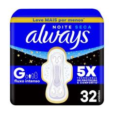 Absorvente Always Com Abas Seca Noturno Lv32 Pg26, 32