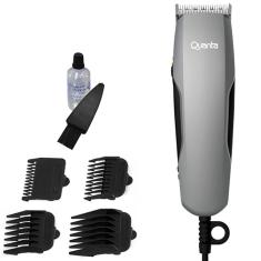 Maquina De Cortar Cabelo Quanta Qtce50 12 Watts Bivolt - Preta/cinza