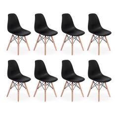 Conjunto 8 Cadeiras Charles Eames Eiffel