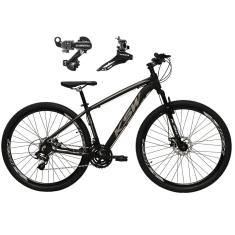 Bicicleta Aro 29 Ksw Xlt Alumínio 24v Câmbios Shimano Tz Freios a Disco Suspensão Dianteira-Unissex