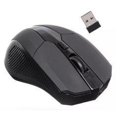 Mouse Sem Fio 1600 Dpi Rf 2,4ghz Ergonômico Usb 