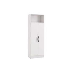 Guarda Roupa Solteiro Multiuso 2 Portas N408 Branco - Kappesberg