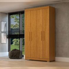 Guarda-Roupa Solteiro Canadá 4 Portas Linhamobília