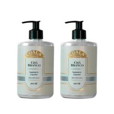 Kit 2 Sabonetes Líquido Chá Branco Coala Mãos Corpo Rosto 500ml