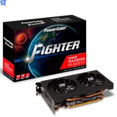 Placa de Video 4GB PowerColor Radeon rx 6500 xt Fighter Oc, GDDR6, 64-bit, Axrx-6500xt-4gbd6-dh/oc