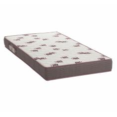 Colchão Solteiro Light Bordado Espuma D28 Selada 88x188x14cm - Ortobom