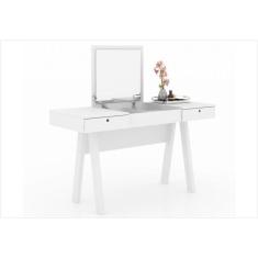 Penteadeira Com Espelho E 02 Gavetas Pe2002 Branco - Tecno Mobili