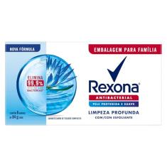 Rexona Sabonete em Barra Limpeza Profunda 84 G, 6 Barras