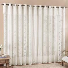 Cortina 2 Mts Sala Quarto Luna Renda para Varão Baratissima Palha