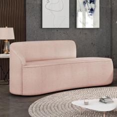 Sofá 2 Lugares Orgânico 140 cm Morgan Bouclê D03 - D'Rossi - D Rossi, 